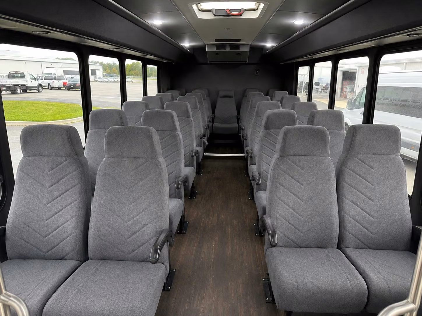15 passenger minibus inside