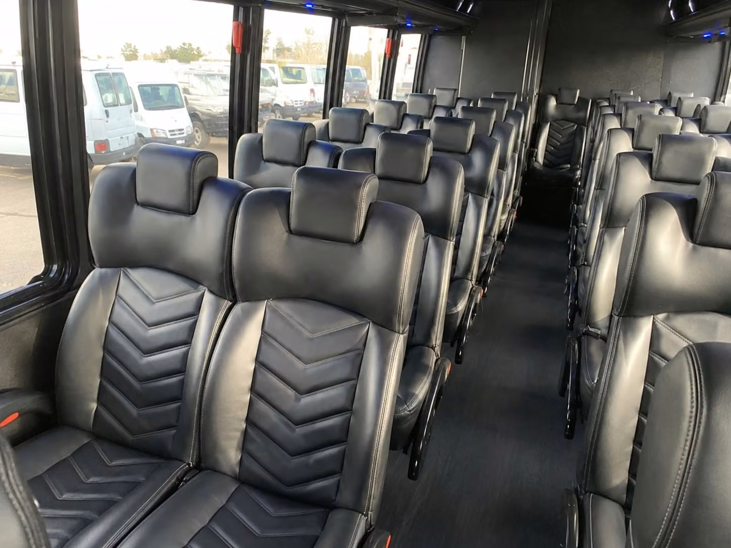18 passenger minibus inside