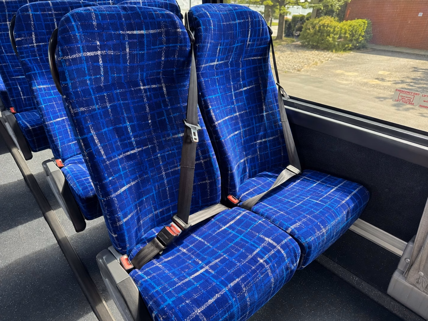 56 passenger charter bus interior