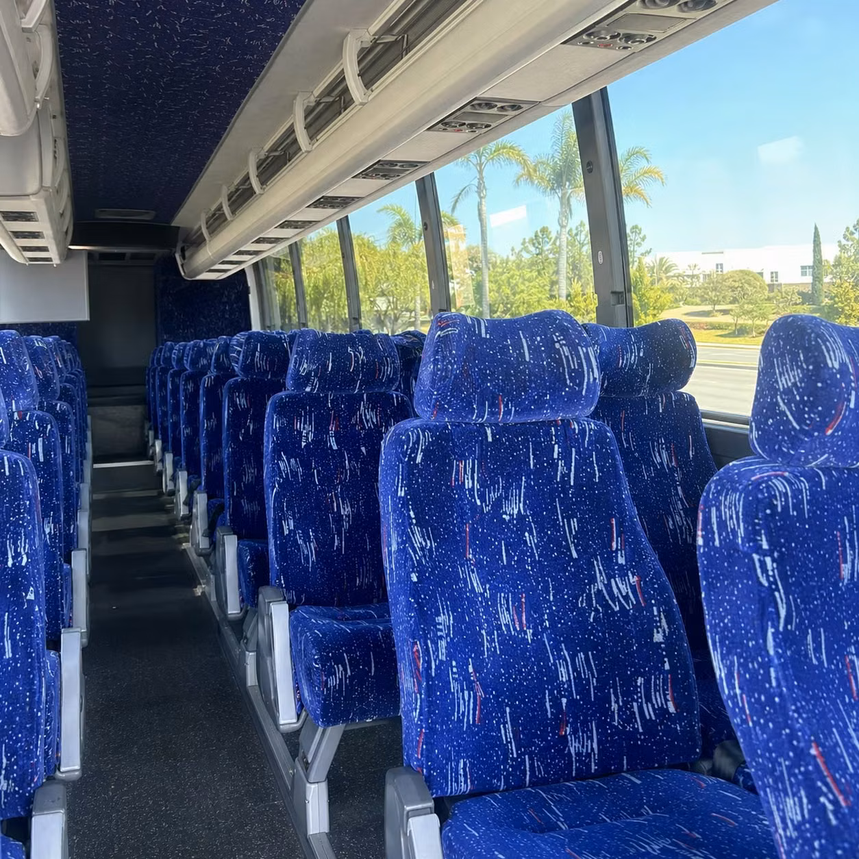 pinellas park charter bus interior