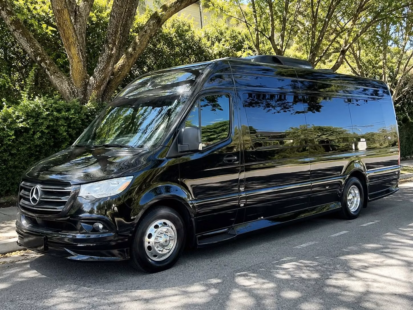 sprinter van with driver